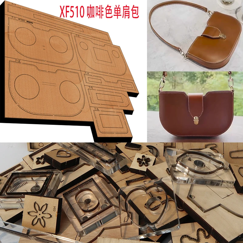 Shoulder Bag Structured - Single-shoulder bag Leather Craft Punch Hand