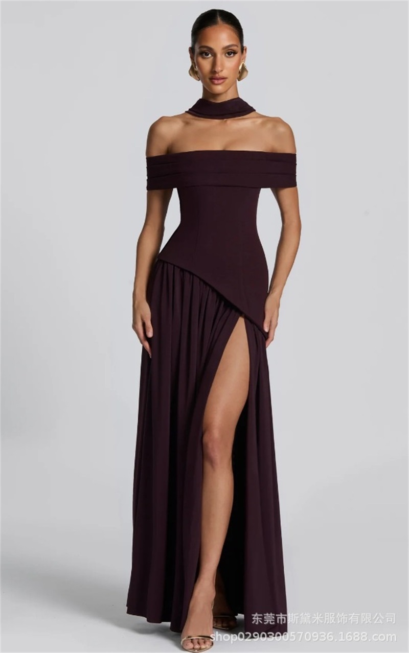 Pink Women Prom Dress With Sca - Women Formal Party Wear Dress reseña y precio