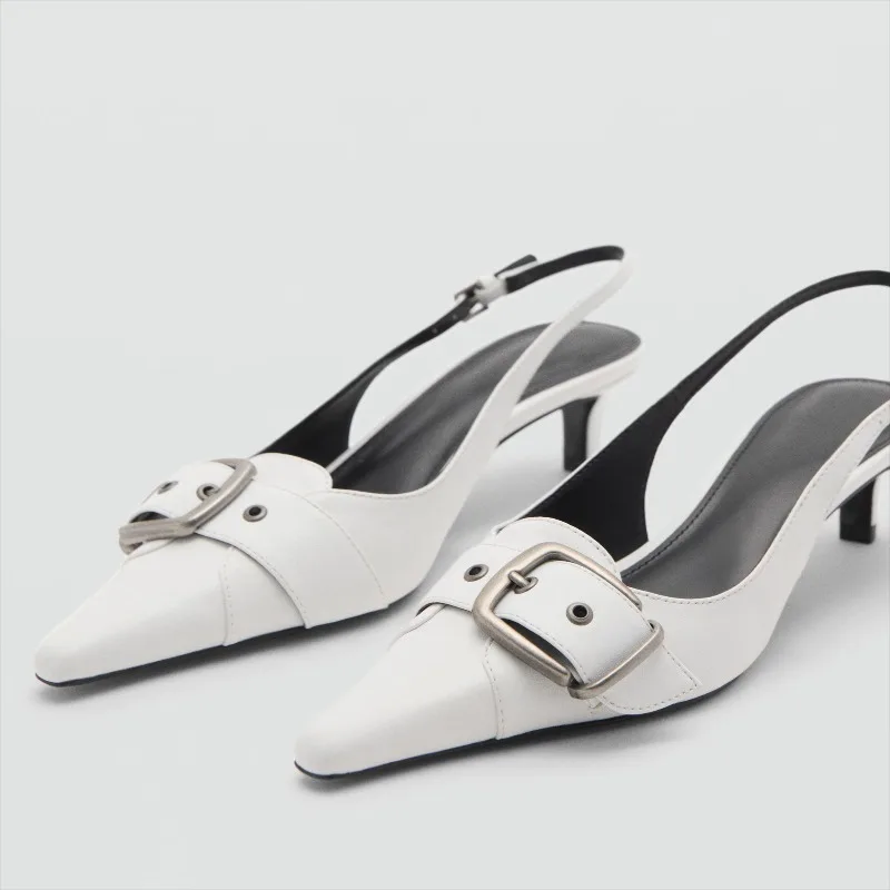 Sexy Pointed Toe Backless Desi - Slingback Heel Formal reseña y precio