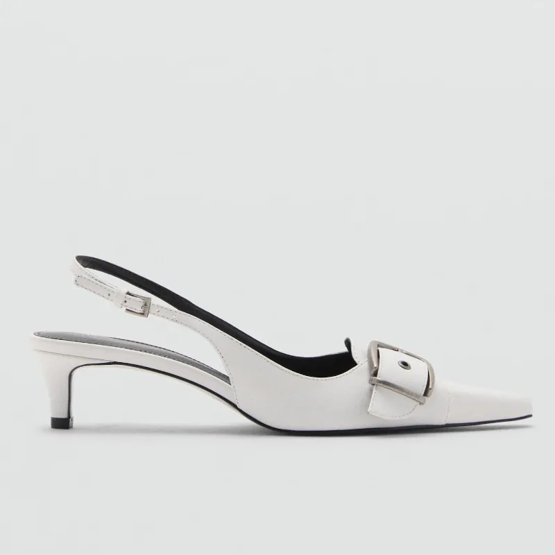 Sexy Pointed Toe Backless Desi - Slingback Heel Formal reseña y precio