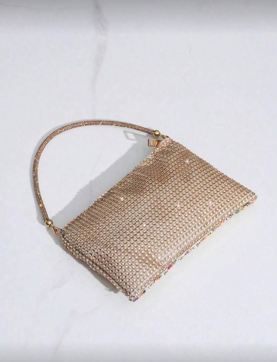 Elegant Rhinestone Clutch Hand - Women Formal Party Wear Dress reseña y precio