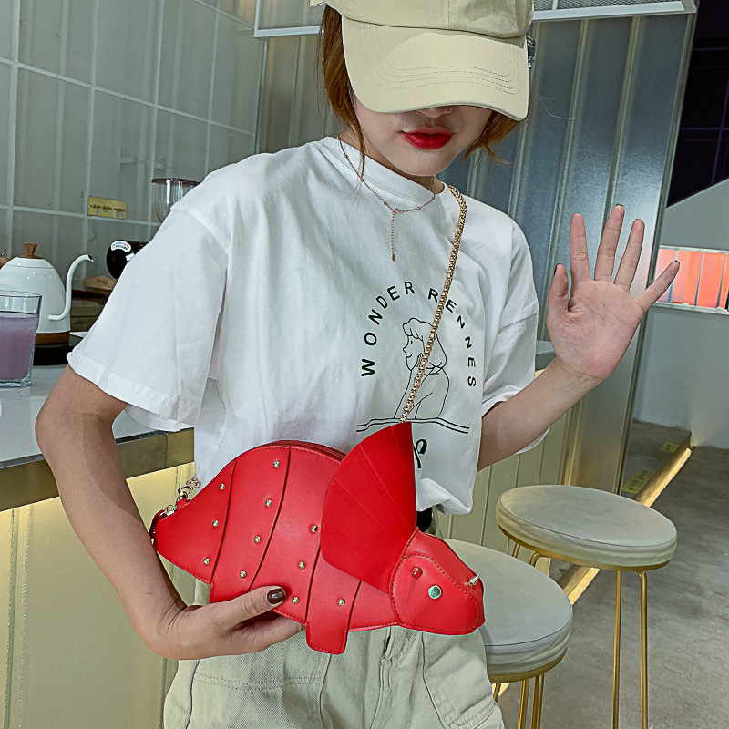 Triceratops Mini Crossbody Bag - Shoulder Bag Structured reseña y precio