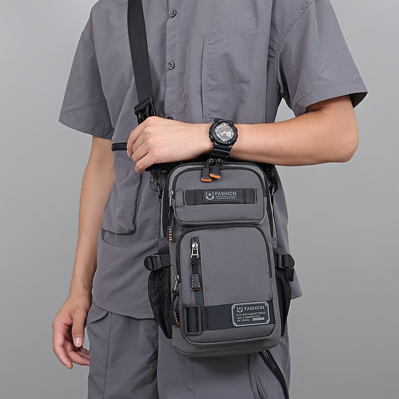 Men's Chest Bag Multifunctiona - Shoulder Bag Structured reseña y precio