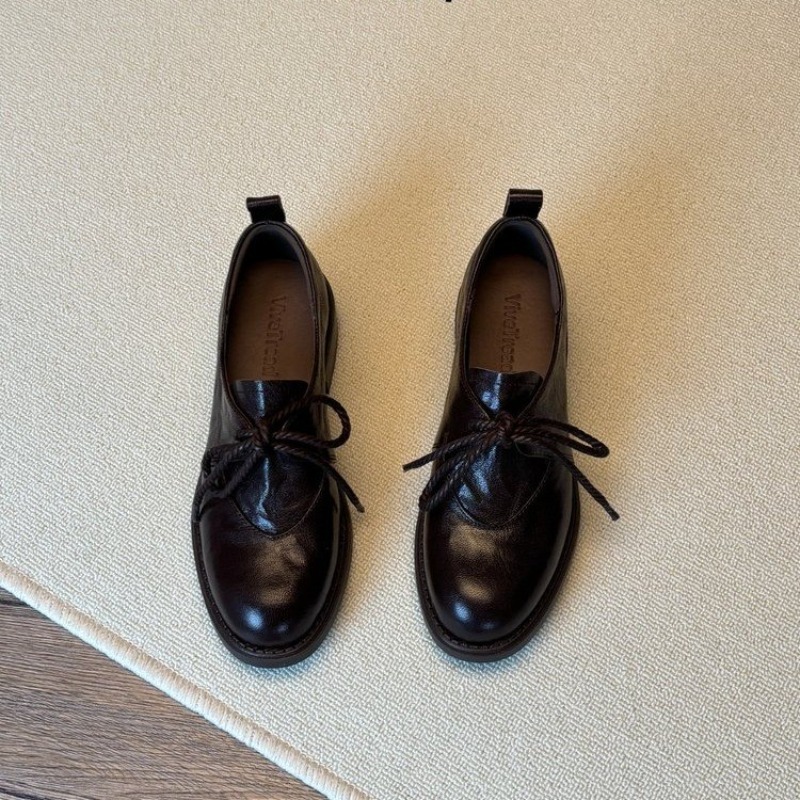 French Vintage Simple Lace-up  - Kitten Heel Women reseña y precio