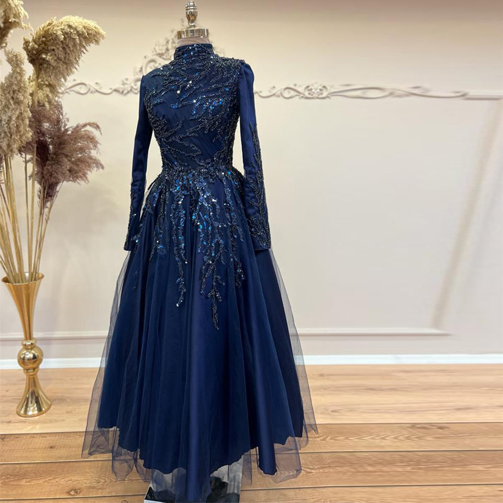 Beads Ankle Length A Line Prom - Women Formal Party Wear Dress reseña y precio