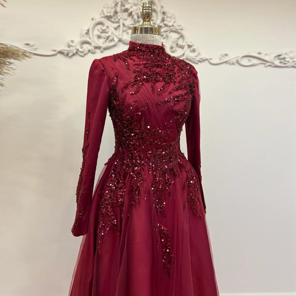 Beads Ankle Length A Line Prom - Women Formal Party Wear Dress reseña y precio