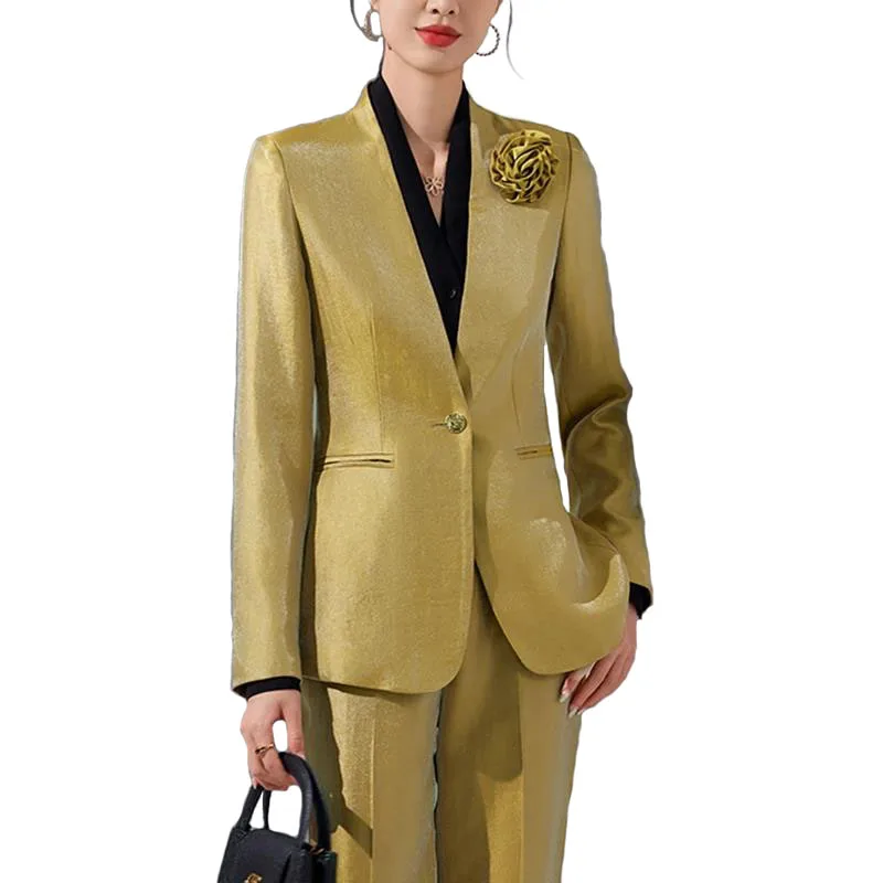 Pop Women Blazer Pants Sets Go - Women Formal Office Wear Tops reseña y precio