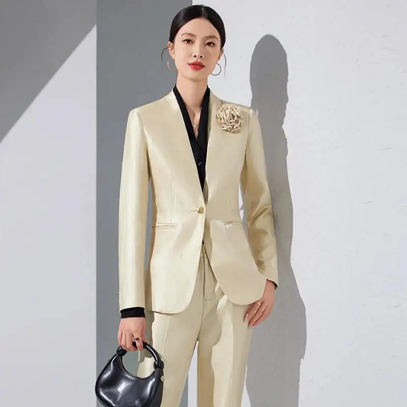 Pop Women Blazer Pants Sets Go - Women Formal Office Wear Tops reseña y precio