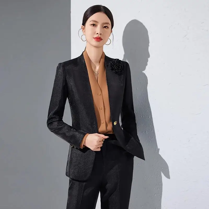 Pop Women Blazer Pants Sets Go - Women Formal Office Wear Tops reseña y precio