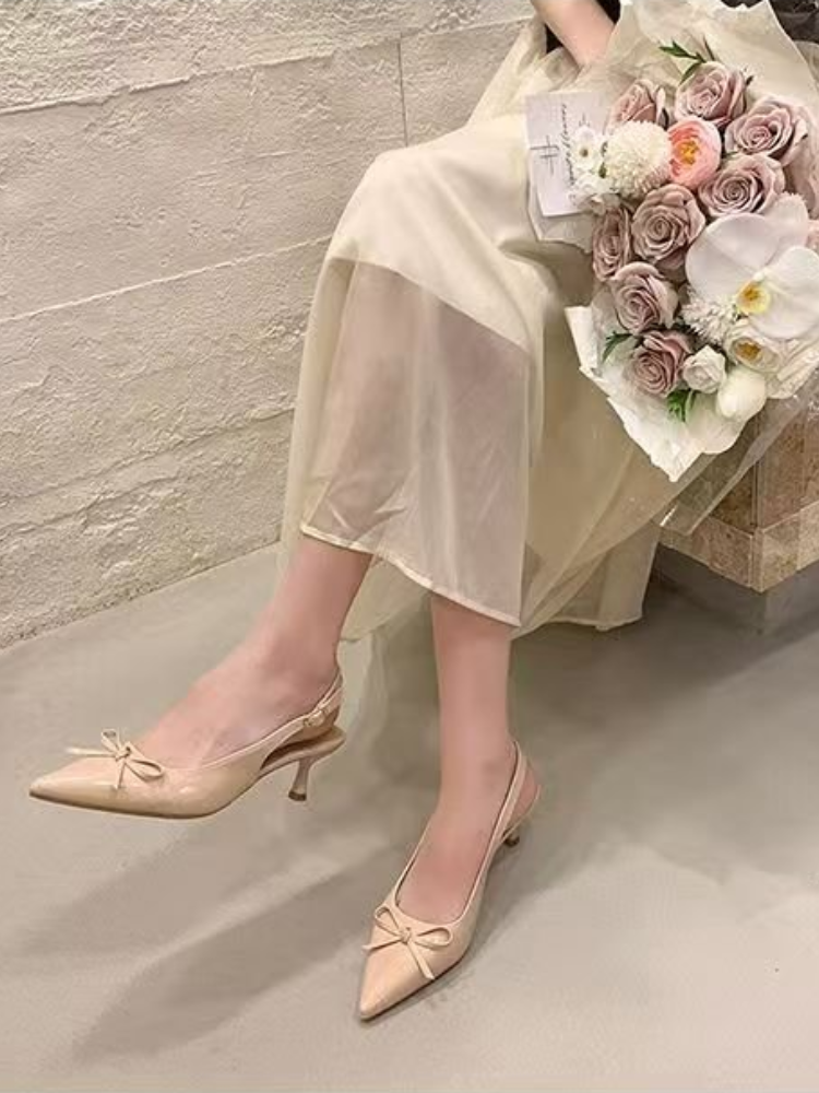 Women Patent Leather Bow Point - Women Formal Office Wear Shoes reseña y precio