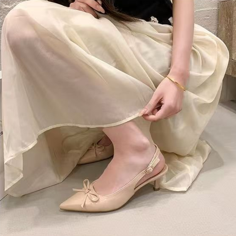 Women Patent Leather Bow Point - Women Formal Office Wear Shoes reseña y precio