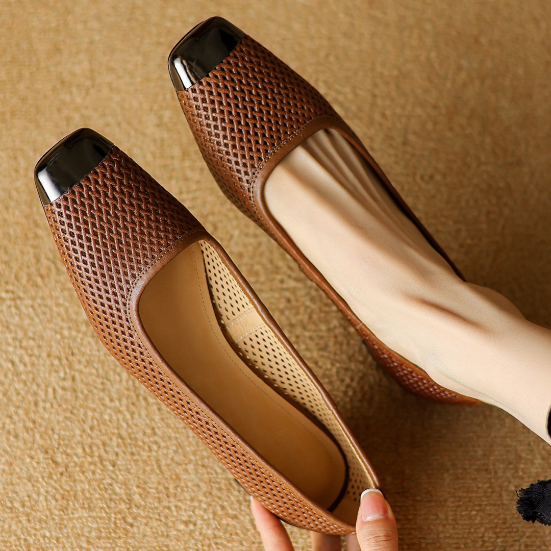 Plus size 34-41 women's hollow - Kitten Heel Women reseña y precio