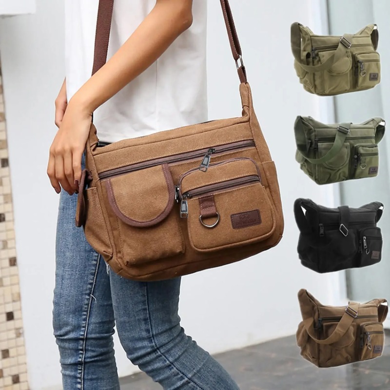 Men Casual Sling Bag Messenger - Shoulder Bag Structured reseña y precio