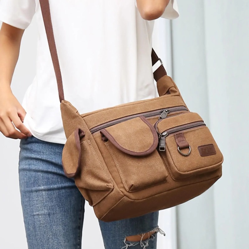 Men Casual Sling Bag Messenger - Shoulder Bag Structured reseña y precio