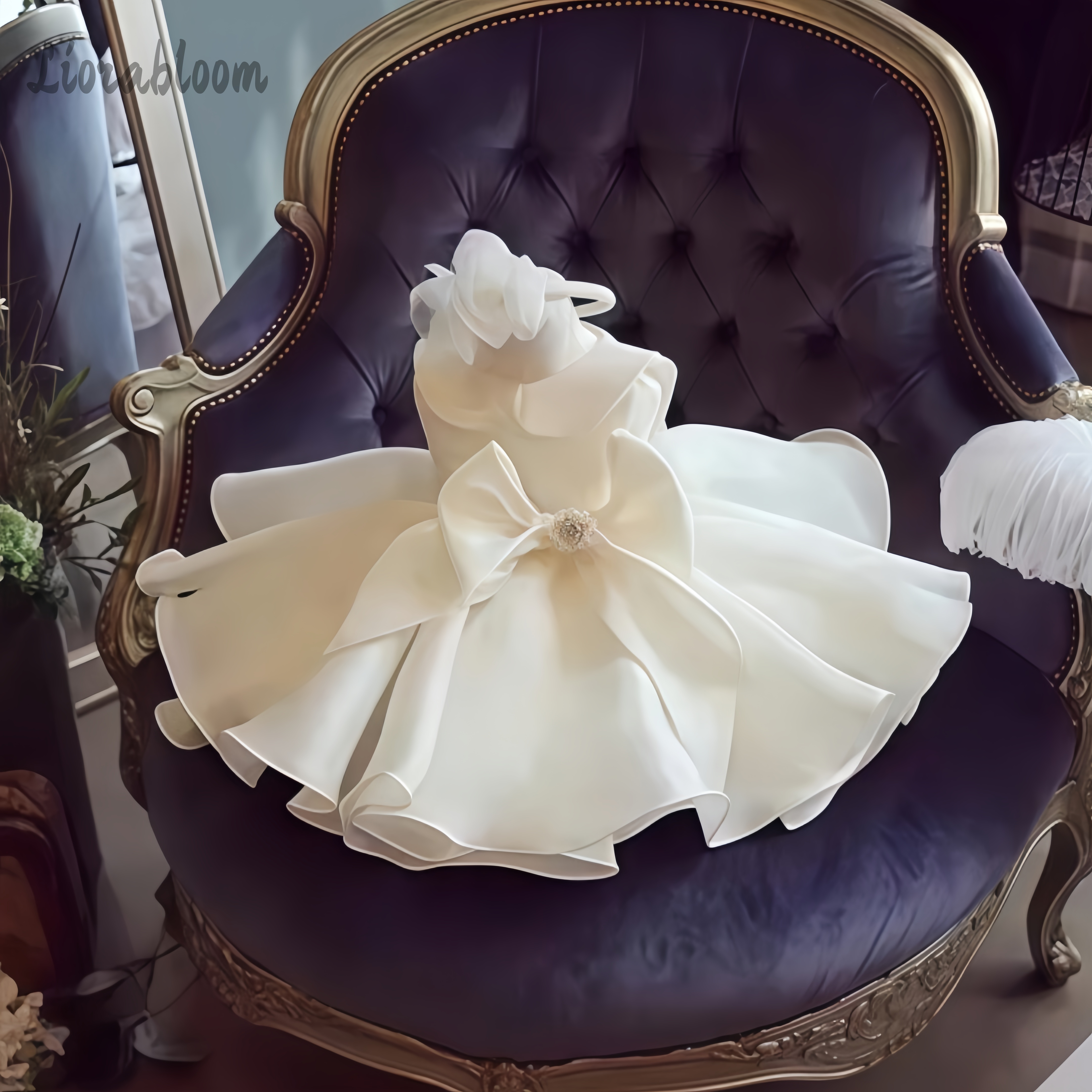 White Pearl Embellished Dress  - Women Formal Party Wear Dress reseña y precio