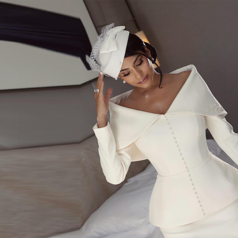 Elegant French White Peplum Tw - Women Formal Office Wear Tops reseña y precio