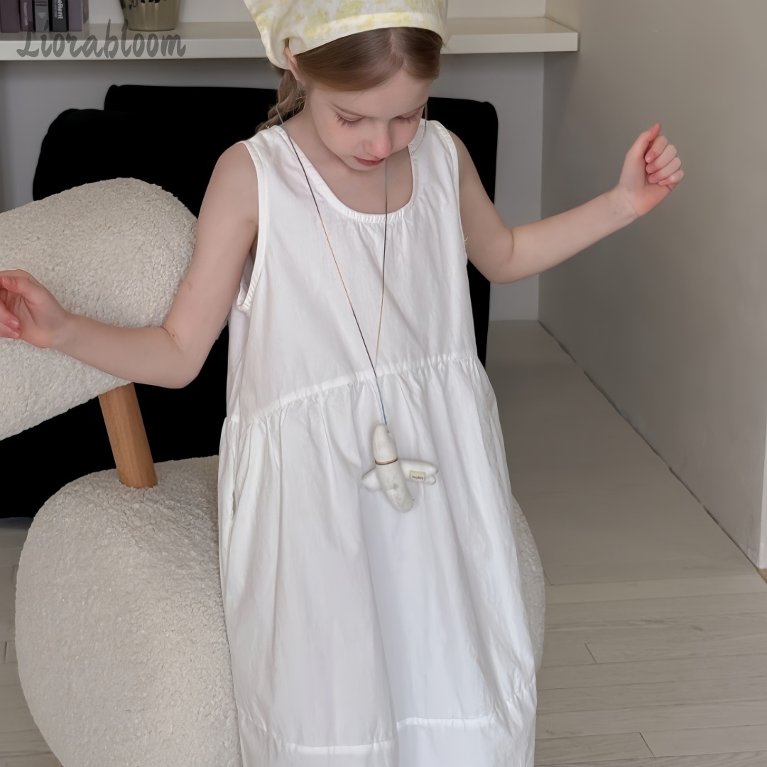 Girls' White Dress Simple Maxi - Women Formal Party Wear Dress reseña y precio