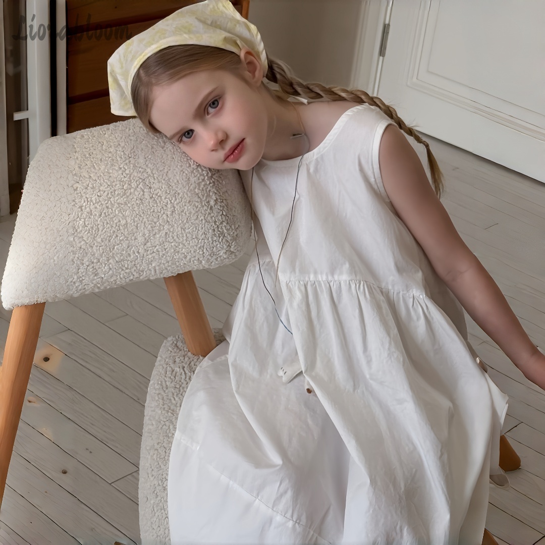 Girls' White Dress Simple Maxi - Women Formal Party Wear Dress reseña y precio