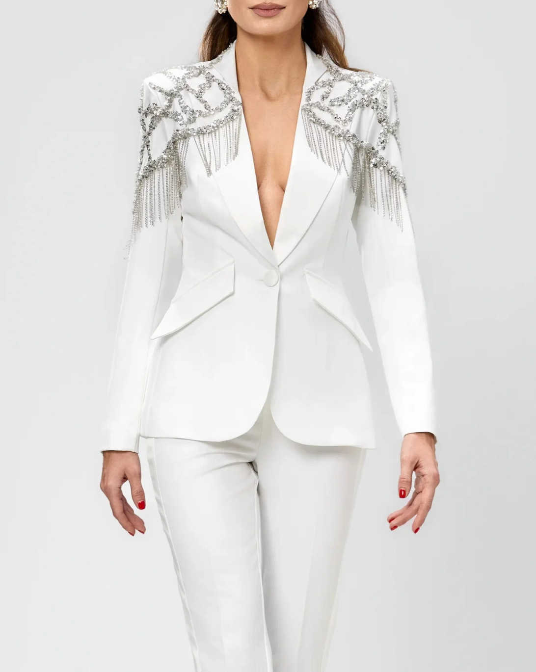 Customized Wedding Tuxedos For - Women Formal Party Wear Dress reseña y precio