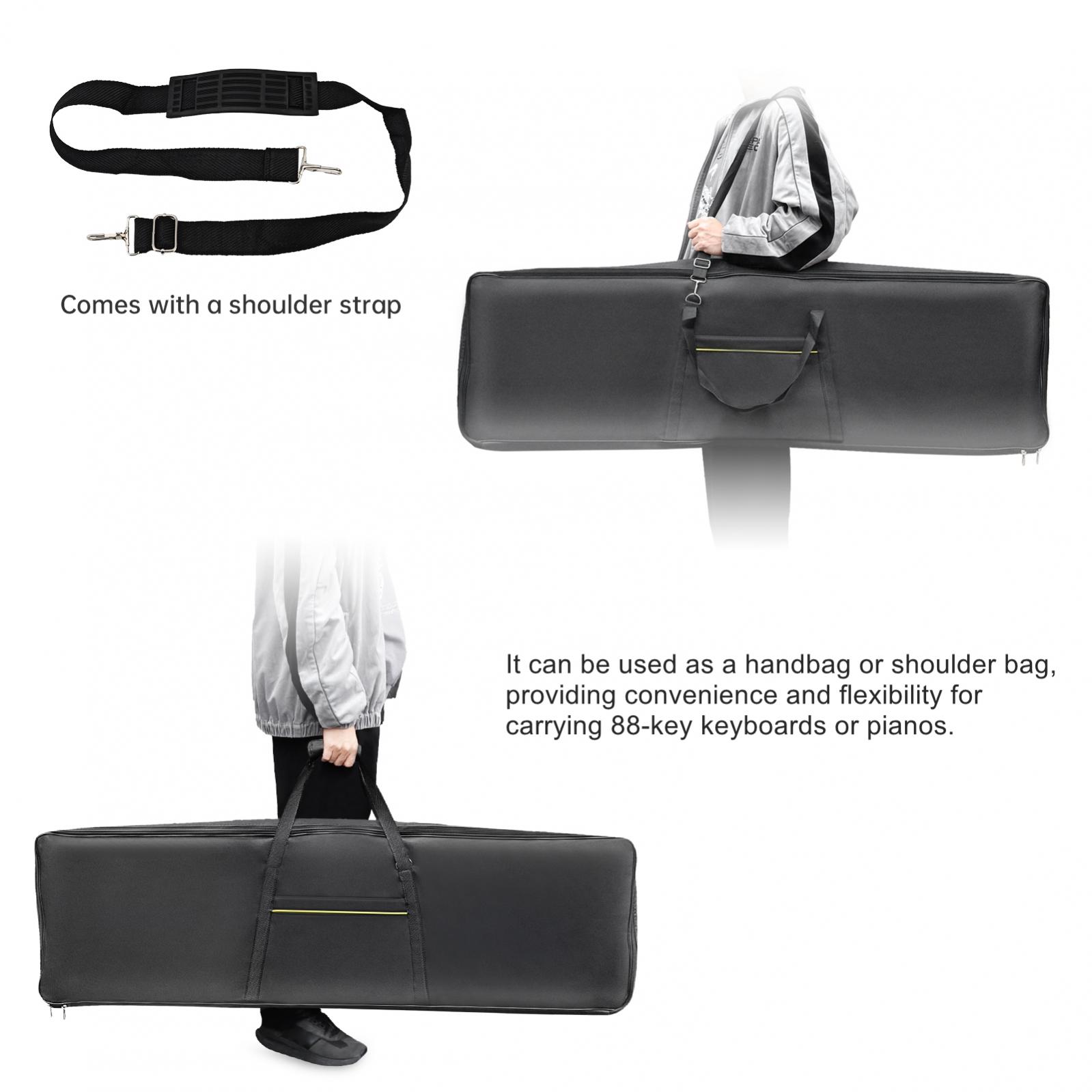 88 Keys Black Organ Gig Pocket - Shoulder Bag Structured reseña y precio