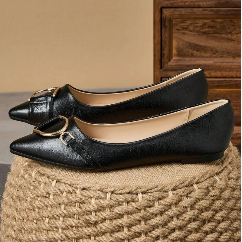 Elegant Women’s Black Pointed  - Women Formal Office Wear Shoes reseña y precio