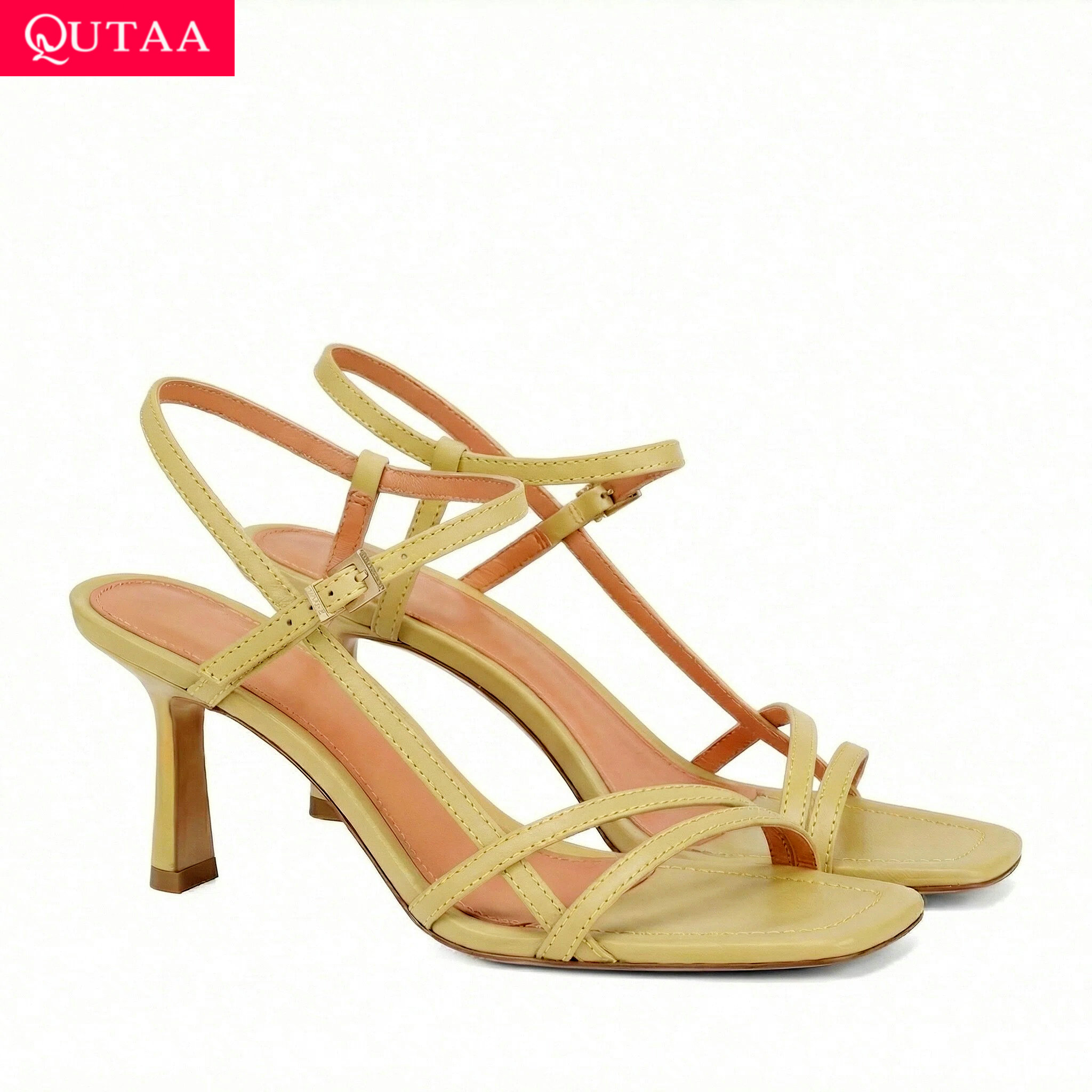 QUTAA Fashion High Heels Women - Kitten Heel Women reseña y precio
